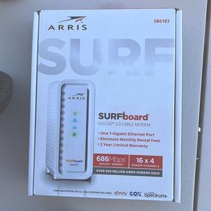 EUC Arris SB6183 Surfboard cable modem